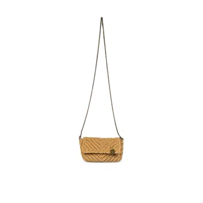Springmoonatelier Women's Neutrals Raffia Beige Bag Shoulder Bag In Sand