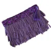 Springmoonatelier Women's Pink / Purple Luxury Star Lilac Sequin And Tassel Handmade Raffia Clutch Bag