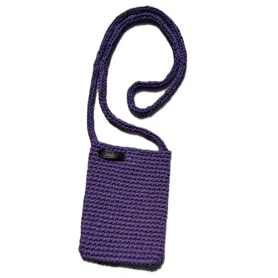 Springmoonatelier Women's Pink / Purple Tutya's Garden Purple Cell Phone Bag