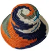 Springmoonatelier Women's Rainbow Raffia Hats Colourful