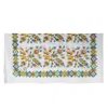 Springmoonatelier Women's White Floral Scarf In White