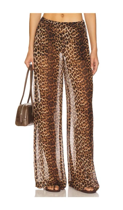 Sprwmn Wide Leg Pintuck Trousers