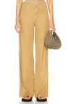 Sprwmn 5 Pocket Wide Leg In Green