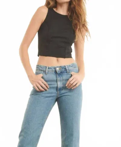 Sprwmn Audrey Top In Black