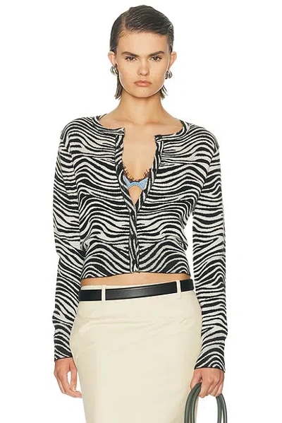 Sprwmn Baby Cashmere Cardigan Sweater In Black