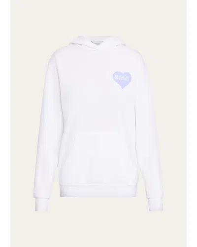 Sprwmn Bg Heart Logo Hoodie In White