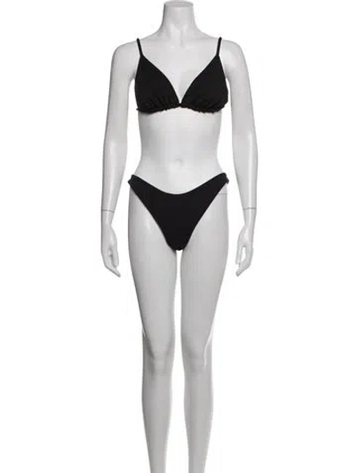 Pre-owned Sprwmn Bikini W/ Tags In Black