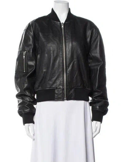 Pre-owned Sprwmn Bomber Jacket In Black