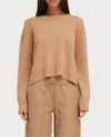 Sprwmn Boxy Cashmere Sweater In Praline In Pink