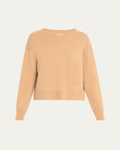Sprwmn Boxy Cashmere Sweater In Praline