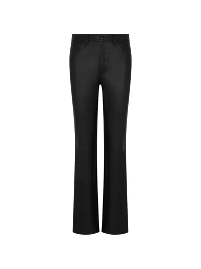 Sprwmn Button-fastening Trousers In Black