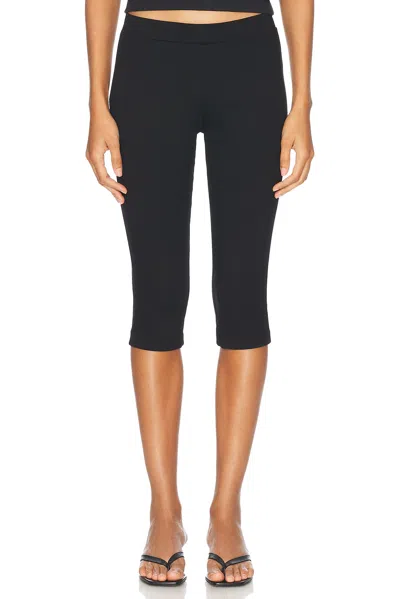 Sprwmn Capri Pant In Black