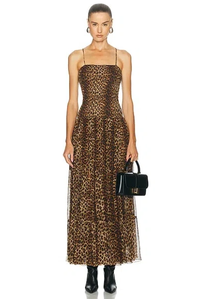 Sprwmn Carlotta Maxi Dress In Brown