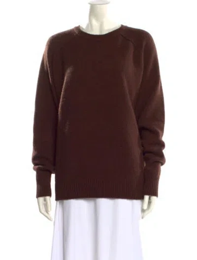 Pre-owned Sprwmn Cashmere Crew Neck Sweater In Brown