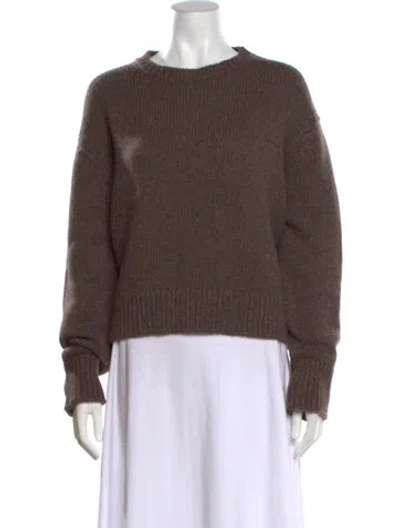 Pre-owned Sprwmn Cashmere Crew Neck Sweater In Brown