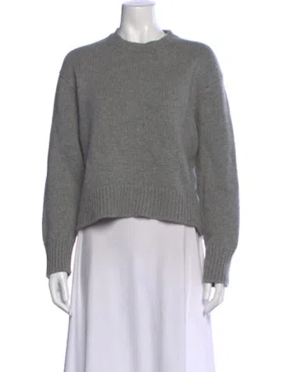 Pre-owned Sprwmn Cashmere Crew Neck Sweater In Gray