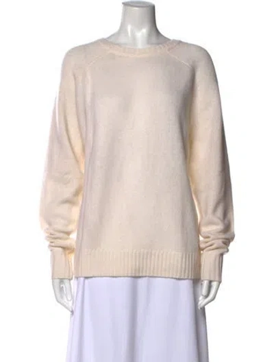 Pre-owned Sprwmn Cashmere Crew Neck Sweater In Neutrals
