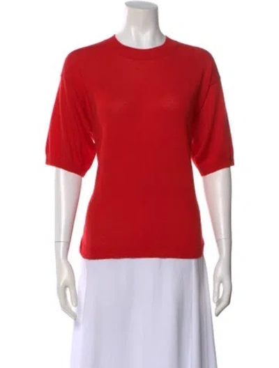 Pre-owned Sprwmn Cashmere Crew Neck Sweater In Red
