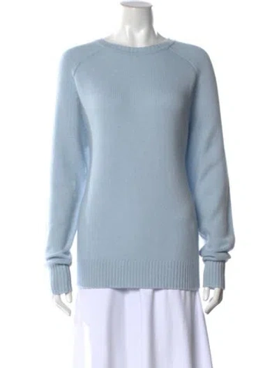 Pre-owned Sprwmn Cashmere Crew Neck Sweater W/ Tags In Blue