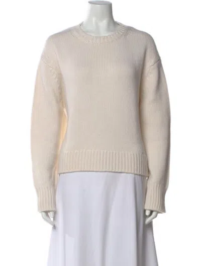 Pre-owned Sprwmn Cashmere Crew Neck Sweater W/ Tags In Neutrals