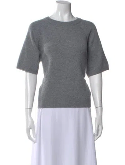 Pre-owned Sprwmn Cashmere Scoop Neck Sweater In Gray