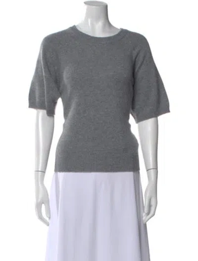 Pre-owned Sprwmn Cashmere Scoop Neck Sweater In Gray