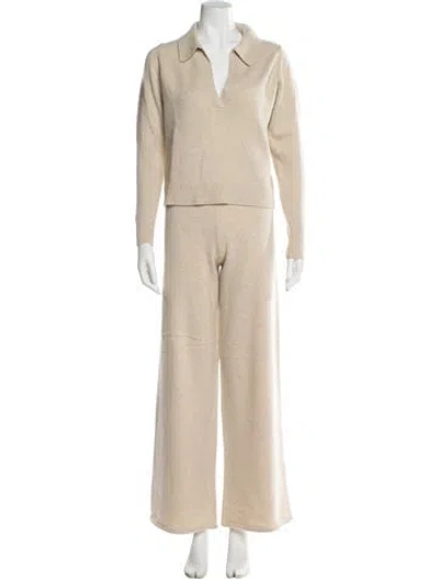 Pre-owned Sprwmn Cashmere Set In Neutral