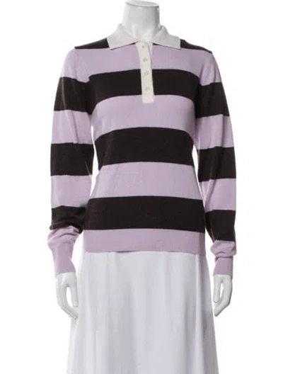 Pre-owned Sprwmn Cashmere Striped Sweater W/ Tags In Multicolor