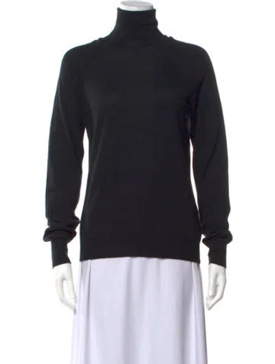 Pre-owned Sprwmn Cashmere Turtleneck Sweater In Black