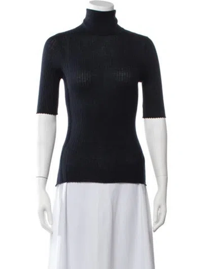 Pre-owned Sprwmn Cashmere Turtleneck Sweater In Black