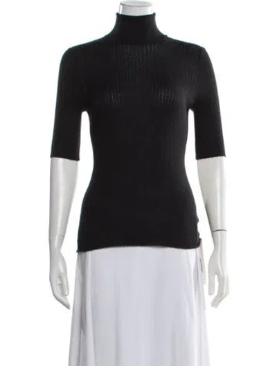 Pre-owned Sprwmn Cashmere Turtleneck Sweater In Black