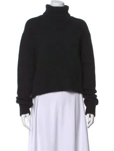 Pre-owned Sprwmn Cashmere Turtleneck Sweater In Black