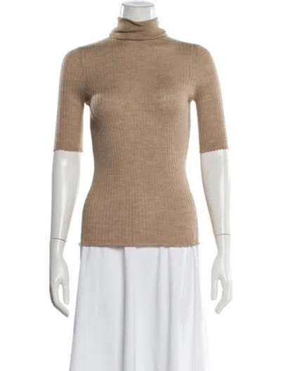 Pre-owned Sprwmn Cashmere Turtleneck Sweater W/ Tags In Gray