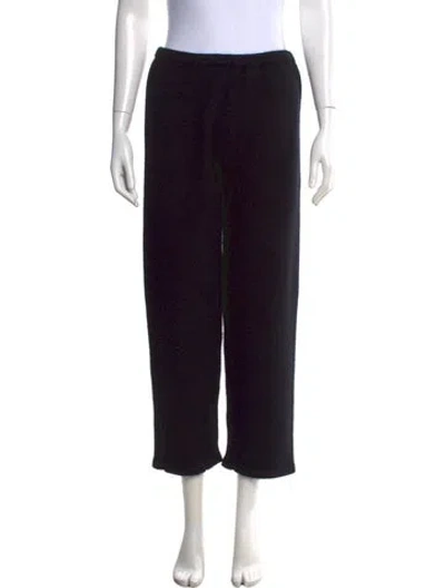 Pre-owned Sprwmn Cashmere Wide Leg Pants In Black