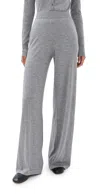 Sprwmn Cashmere Wide Leg Pants Grey In Gray
