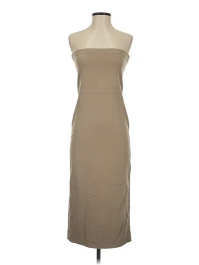 Pre-owned Sprwmn Casual Dress In Tan