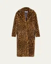 Sprwmn Classic Leopard Faux Fur Coat