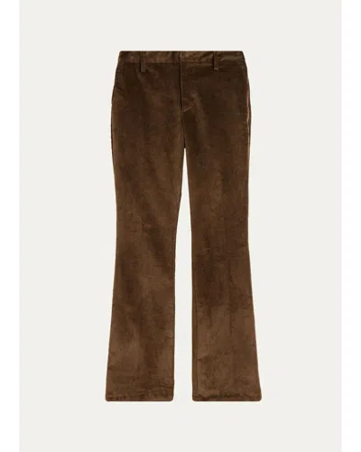 Sprwmn Corduroy Bootcut Pants In Americano