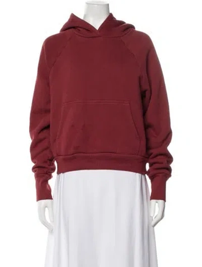 Pre-owned Sprwmn Crew Neck Long Sleeve Hoodie W/ Tags In Red