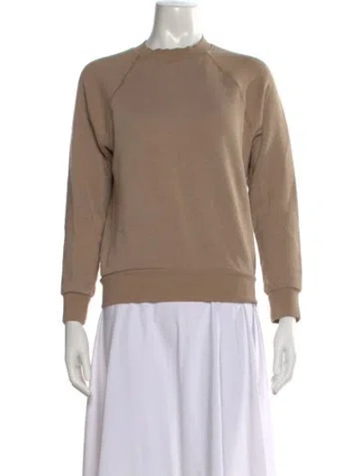 Pre-owned Sprwmn Crew Neck Long Sleeve Sweatshirt In Neutral