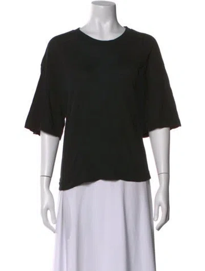 Pre-owned Sprwmn Crew Neck Short Sleeve T-shirt In Black