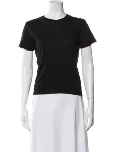 Pre-owned Sprwmn Crew Neck Short Sleeve T-shirt In Black