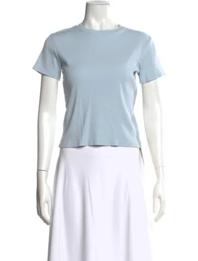 Pre-owned Sprwmn Crew Neck Short Sleeve T-shirt In Blue