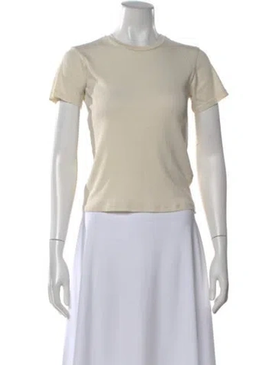 Pre-owned Sprwmn Crew Neck Short Sleeve T-shirt In Neutral