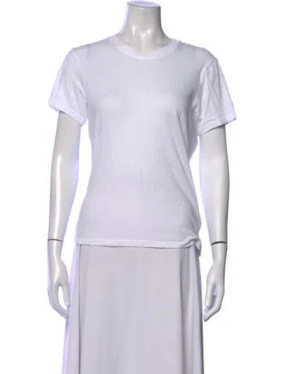 Pre-owned Sprwmn Crew Neck Short Sleeve T-shirt In Neutrals/white