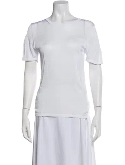 Pre-owned Sprwmn Crew Neck Short Sleeve T-shirt In White