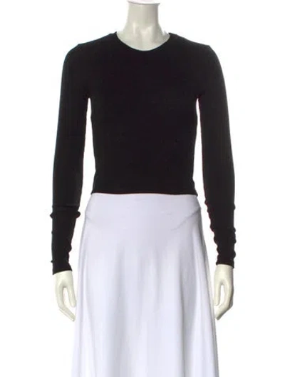 Pre-owned Sprwmn Crew Neck Sweater In Black