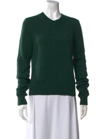 Pre-owned Sprwmn Crew Neck Sweater In Green