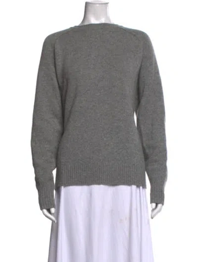 Pre-owned Sprwmn Crew Neck Sweater In Grey