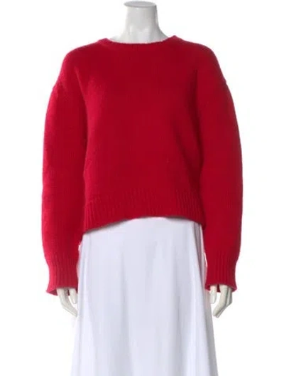Pre-owned Sprwmn Crew Neck Sweater In Red